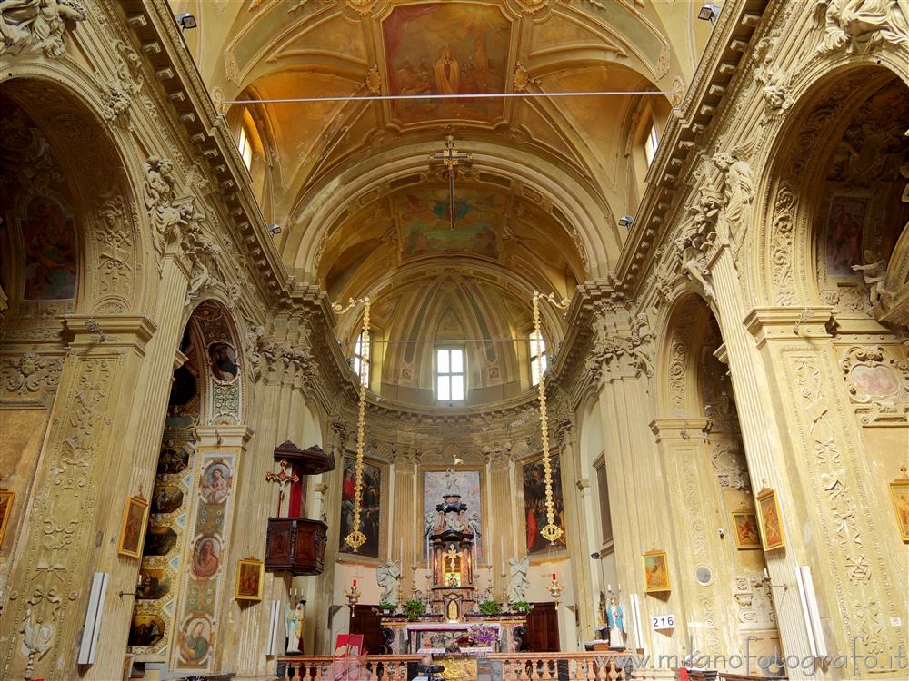 Milan (Italy) - Nave of the Church of Santa Maria Assunta al Vigentino